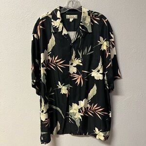Tommy Bahama Black Floral Casual Shirt